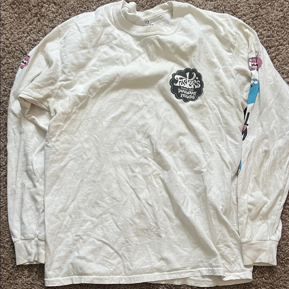 Men's White Long Sleeve Shirt